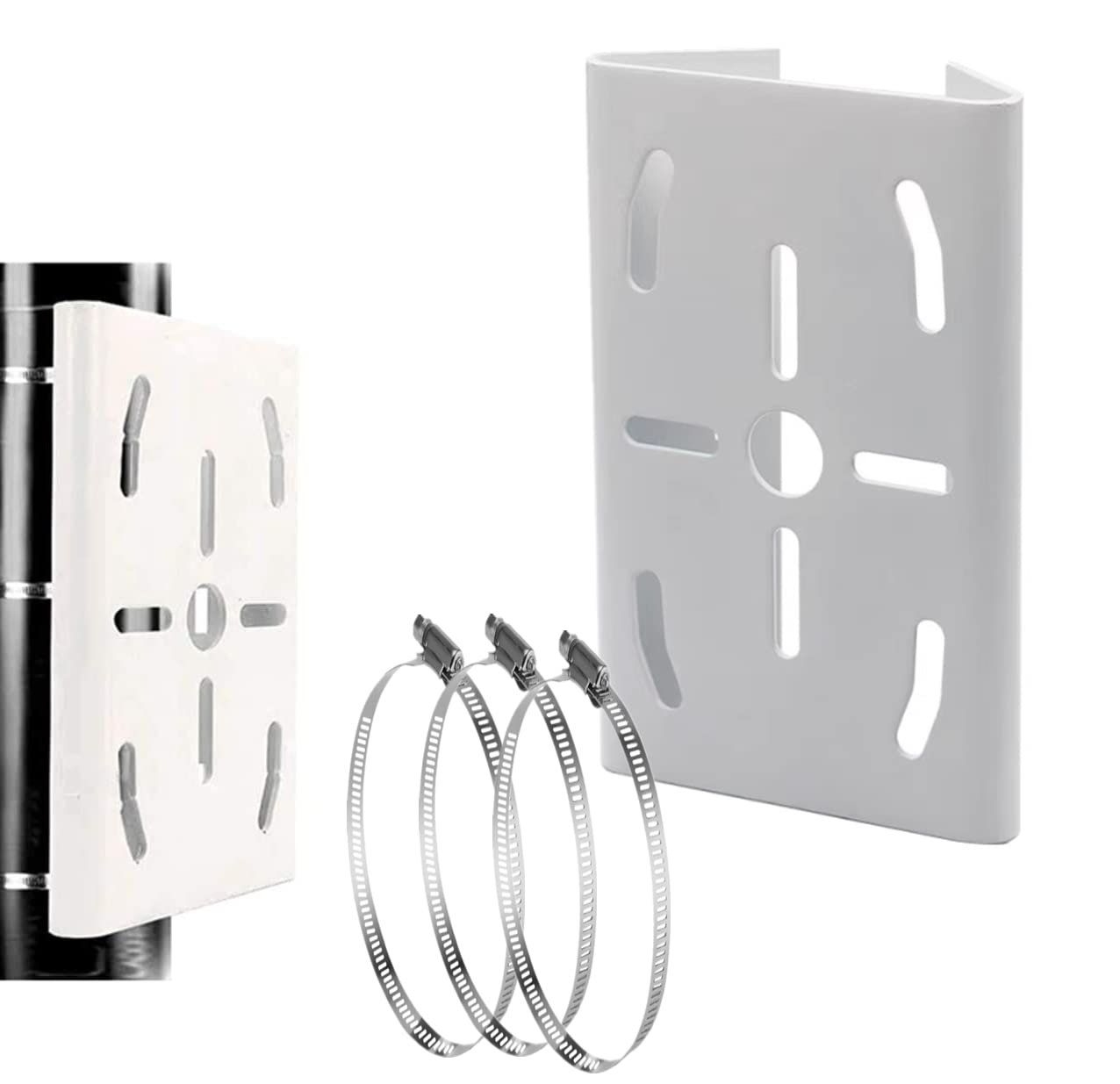 BeElion Universal Vertical Pole Mounting Bracket for Security Camera