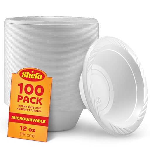 Shefa 100 Count Reusable Dinnerware Set