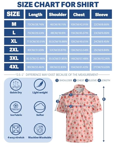 Polo para hombre Firiseroh, camisa de golf de manga corta con control de humedad miniatura 5