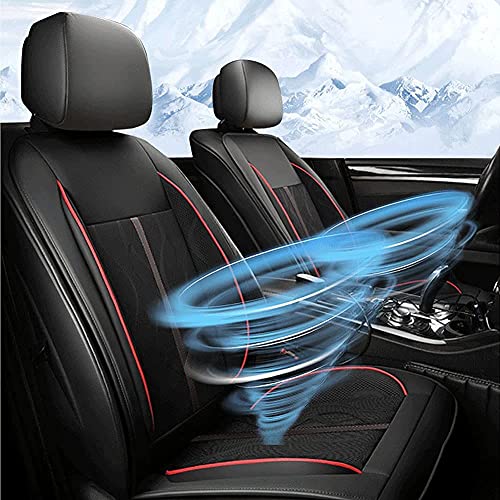 MAHVIW Cooling Car Seat Cushion 12V Automotive Comfortable Massager Cooling Car Pad Cooler Pad-Air Conditioned Seat Cover Perfect for Summer Road Trips Cars Trucks SUV