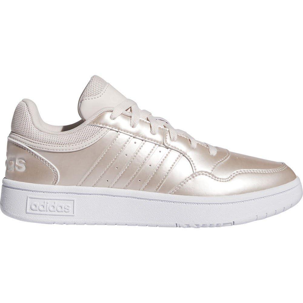 Adidas Damen Hoops 3.0 Shoes Sneaker, Ftwwht/Putmau/Putmau, 35.5 EU