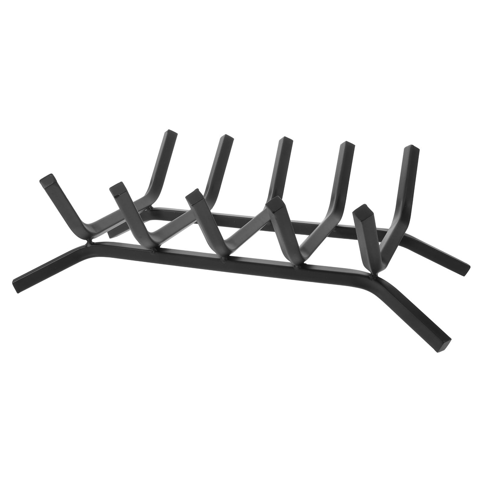 PRETYZOOM Soporte Metálico para Leña Resistente y Compacto, Adecuado para Almacenamiento de Madera en Interiores y Exteriores, para Chimenea y Camping
