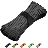 31m Paracord 550 Schnur Seil 7 Stränge Nylon Fallschirmschnur 4mm Survival Cord für Camping Wandern DIY Notfall Schwarz Grün Rot Blau