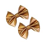 Gold Hair Clips, Bows Hair Barrettes Accessories,Hair Pins for Infant Toddler Baby Girls.(FJ78) (Gold)
