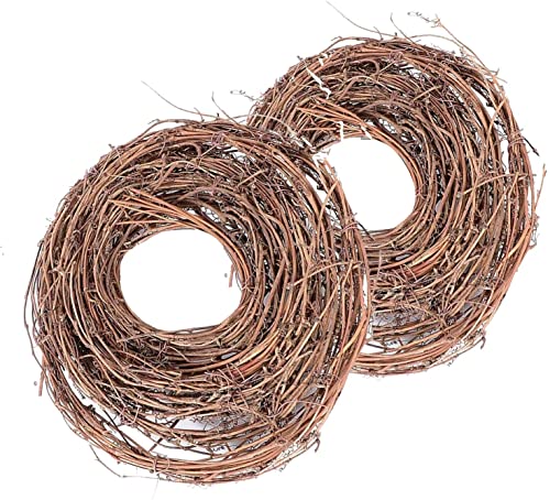 Kidlearn 2 Pack 15 Feet DIY Crafts Natural Grapevine Twig Vine Garland Wreaths for Wedding House Holiday Door Wall Decor