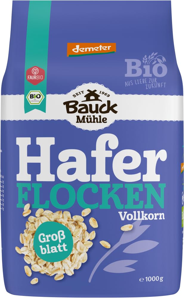 Haferflocken Großblatt Demeter 12 x 1000 g