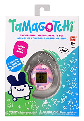 TAMAGOTCHI BANDAI Original Dreamy Shell Original Cyber Pet 90s Adults And Kids Toy With Chain, 1.8 x 4.2 x 5 cm - Image 4