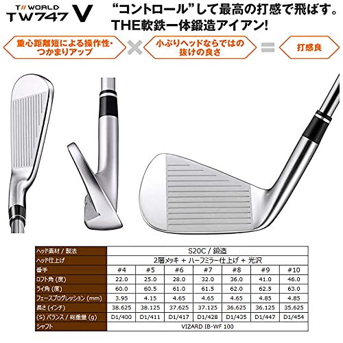 Amazon.co.jp: 本間ゴルフ TW747-V アイアンセット 【カタログ純正 