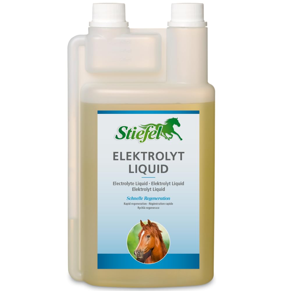 Stiefel Electrolyte Liquide pour Chevaux - Eletrolytes de qualité supérieure - pour compenser Les pertes d'électrolytes en Cas de Chaleur ou d'effort Intense - Régénération Rapide - Liquide - avec