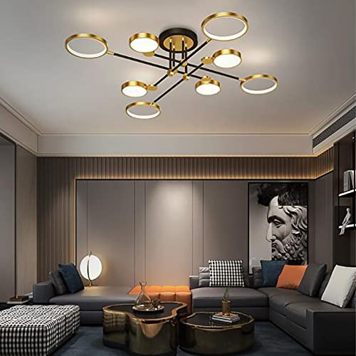 Plafond géométrique nordique à LED pour lustres de chambre - 6