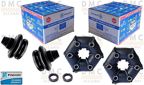  KIT 2 GIUNTO GIUNTI SEMIASSE RUOTA PER PIAGGIO APE TM 703 - APE 602 - APE 601-501 COMPLETO DI CUFFIE SEMIASSE E PARAOLI ORIGINALE PIAGGIO.