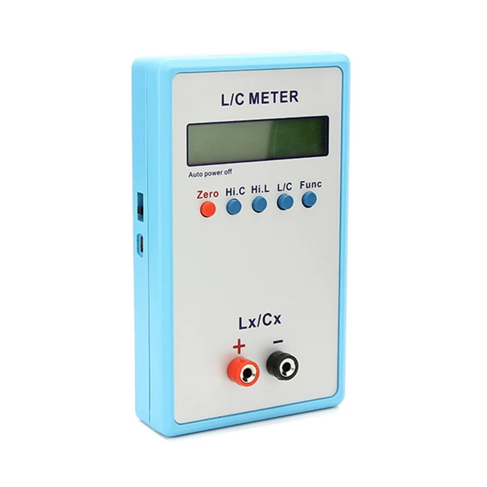 Medidor LCR, Medidor de capacitancia e inductancia portátil LC200A Puente digital Pantalla LCD retroiluminada LCR Probador