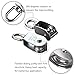 YAMASO,2Pcs 304 Stainless Steel M25 Silver Single Pulley Block Wire Rope Hanging Wire Towing Wheel