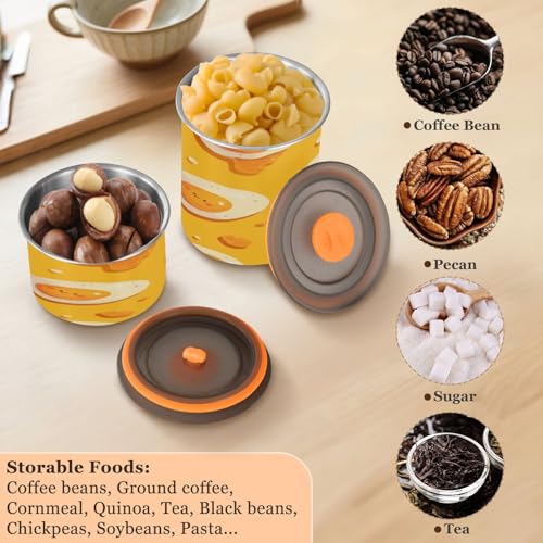 Envase hermético de acero inoxidable para café 900ml miniatura 5