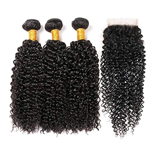 CLAROLAIR brazilian kinky curly hair bundles with