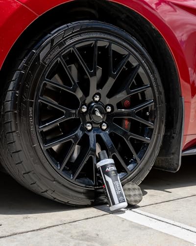 Apex Acrylic Tire Shine and Tire Shine Applicator - 16 oz Semi-Permanent - 6+ Months Durability - Easy to Apply - Fast Drying Car Tire Shine - No Sling - Glossy - Extreme Tire Dressing - Made in USA - Thumbnail 6