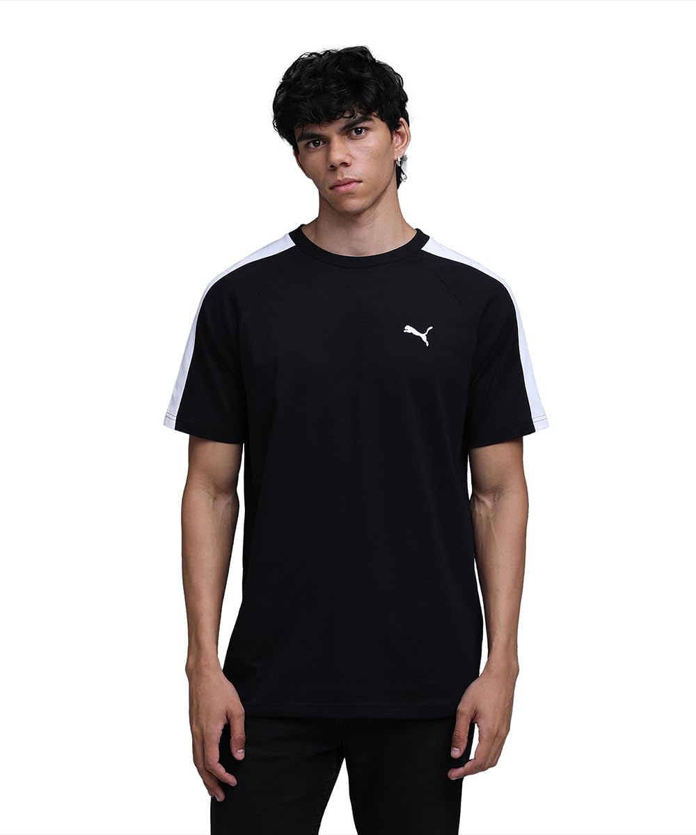puma Men's Regular Fit Tees (635896_Black-picture-11