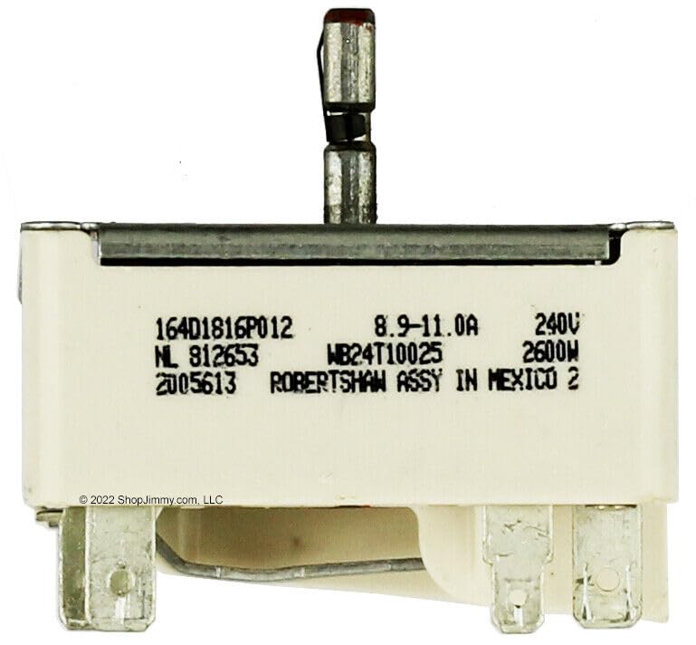 (WB24T10025 Switch Enterpark) WB24T10025 New OEM Produced for GE Range Switch Replacement Part 769692 AH236750 EA236750
