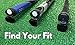 HD Products Golf Chipper and Putter Prop Stands – Hinged Putter Stand Cap Keeps Golf Club Shafts Off Ground – Putter Holder (Oval)
