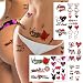 44+ Sexy Naughty Temporary Tattoos for Women Ladies- Adult Fun for Lower Back Legs Arms Butt Stomach