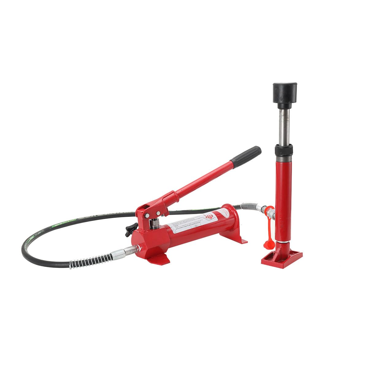 Kit di Martinetto Idraulico da 4 Tonnellate con Martinetto Idraulico e Separatore 1/2T, Pompa Manuale ad Alta Efficienza, Robusta Valigetta HDPE, Perfetto per Riparazioni Auto e Cantieri