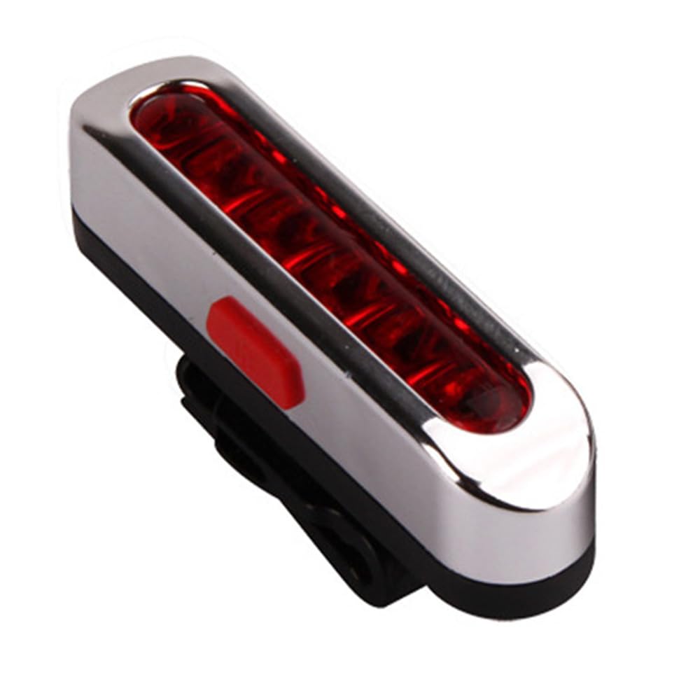 Feu arrière de vélo LED 4 Modes, Rechargeable USB, étanche, avec réflecteurs de sécurité et Accessoires intégrés.