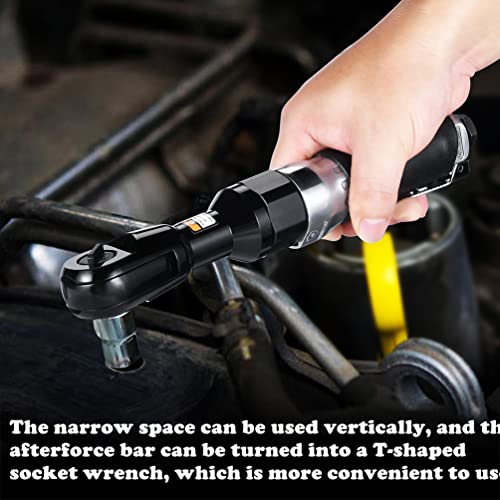 Borntun 1/2 Inch Air Ratchet Wrench Used For Car Sheet Metal,Air Conditioner Disassembly, Engine Repair And Other General Screw Fixed Operation #TOP1