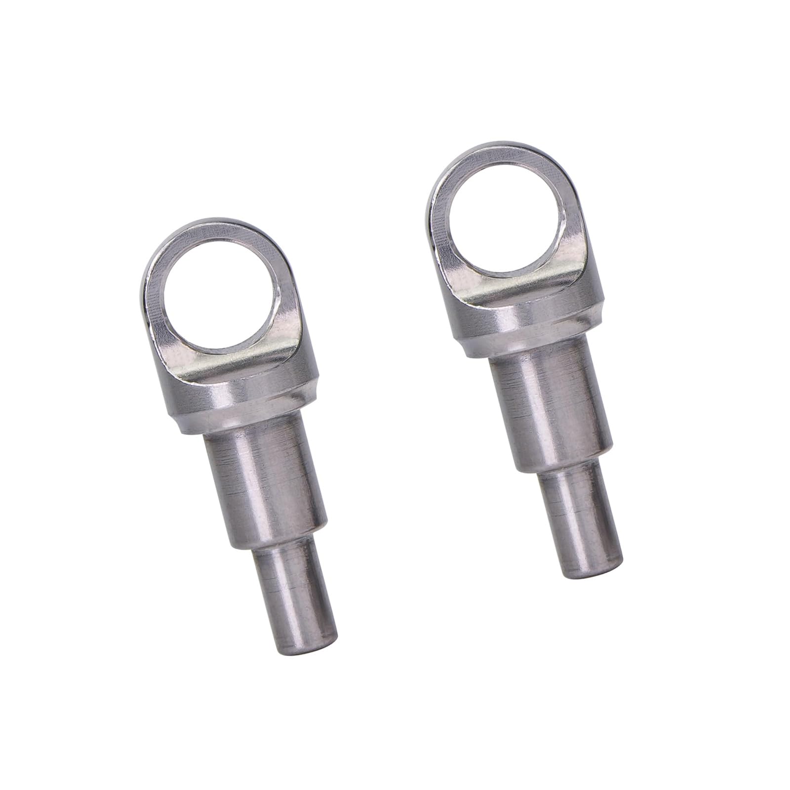Whoasyst 2Pcs Keyrings Loop For 1 / 4Inch And 4Mm Drill Bit Socket Secure Camera Lifting Rings Keyrings Attachment Loop