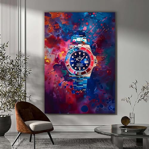 Cuadros abstractos para salón y dormitorio | Lienzo moderno 50x70cm GFDJKHT 2