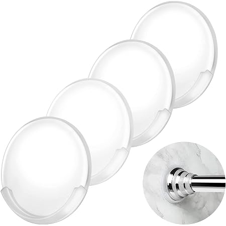 Amazon.com: Wall Nanny - Shower Curtain Rod Wall Protector & Holder ...