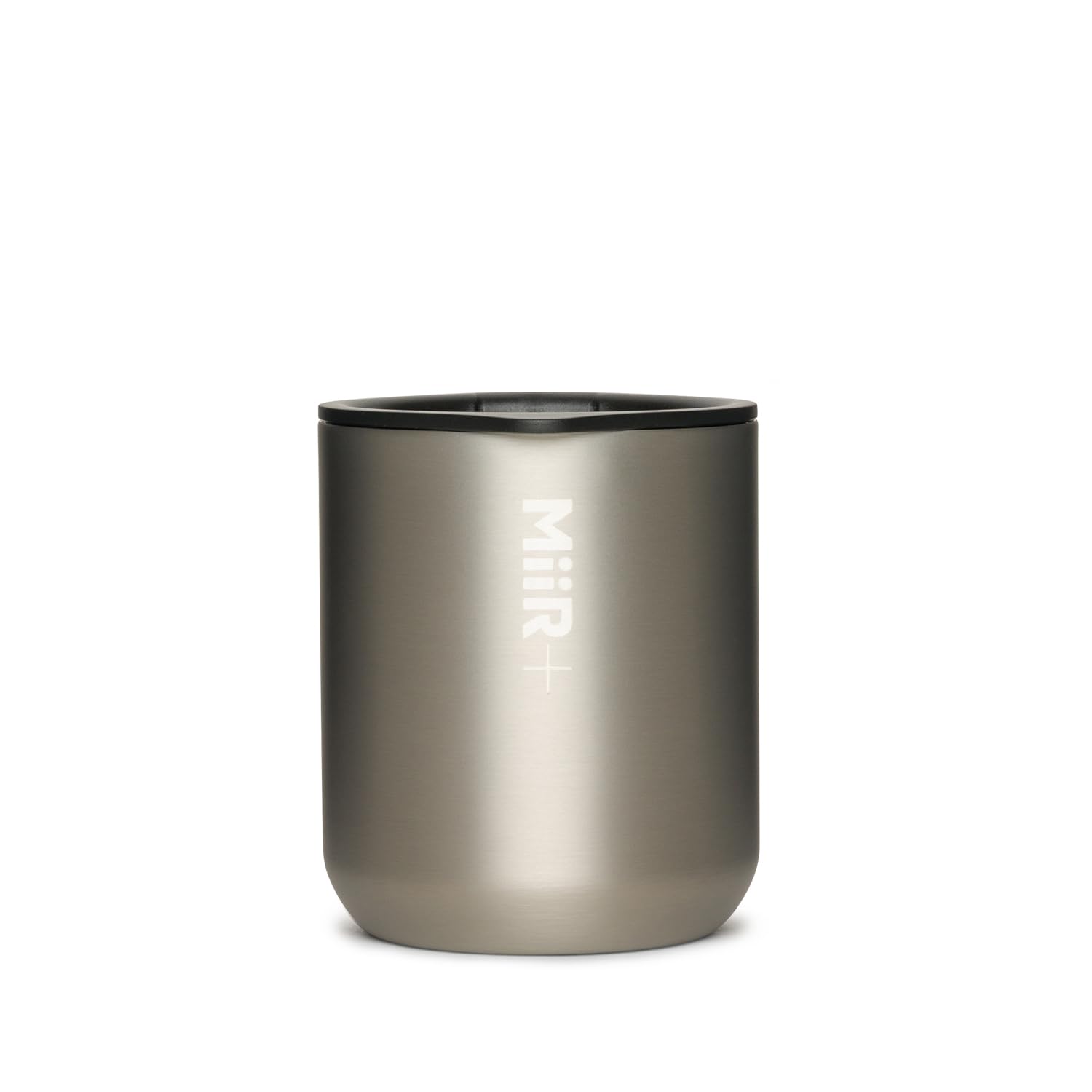 MiiR, Climate+ Tumbler, Stainless Steel, Double-Wall Vacuum Insulated, Silver, 12 Fluid Ounces