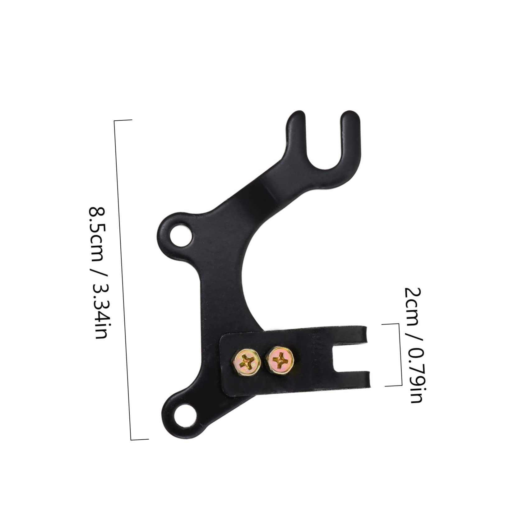 Mikikit 2Pcs Adjustable Bike Frame Adapter for Disc Brake Modification Durable Bracket for Upgrading Standard Bicycles to Hydraulic Disc Brake System