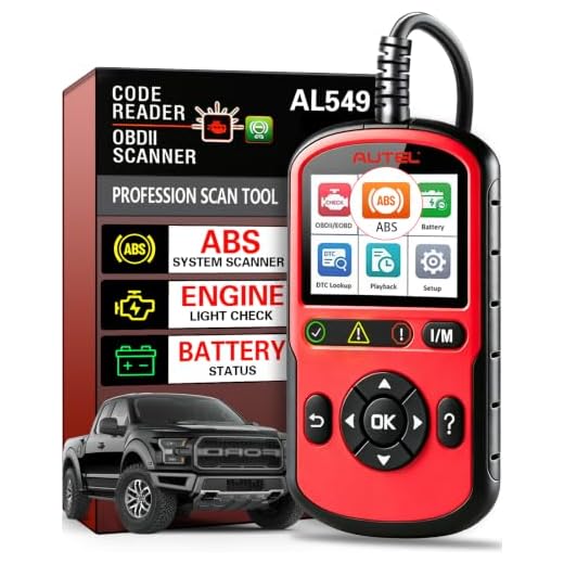 Autel OBD2 Scanner AutoLink AL549, Car Check Engine Code Reader with ABS, Car Battery Tester & Alternator Tester, Plug and Play, Upgrade Ver. of AL519 AL319 AL329 ML519 OBDII CAN Diagnostic Scan Tool