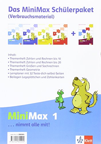 MiniMax 1: Schülerpaket (4 Themenhefte + Lernplaner) - Verbrauchsmaterial Klasse 1: Enthält 3 Arbe MiniMax 1: Schülerpaket (4 Themenhefte + Lernplaner) - Verbrauchsmaterial Klasse 1: Enthält 3 Arbe