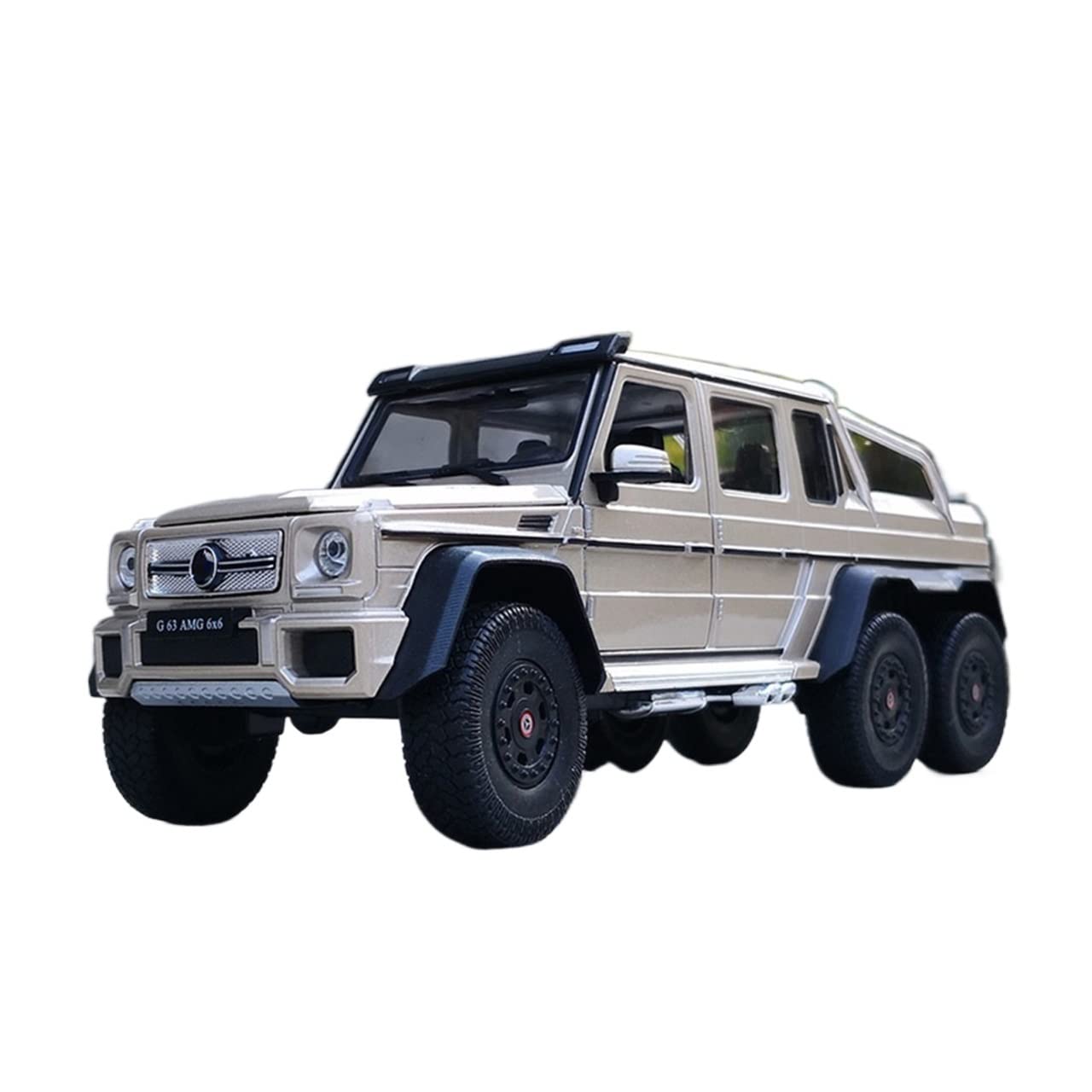 LUTPOL 1:24 For G-Class G63 6 * 6 Pickup Off-road Alloy Car Model Diecasts & Toy Vehicles Collect Car Toy Boy Birthday Gifts (Color : Gold)