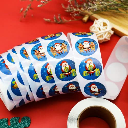 Adesivos de natal para envelopes, adesivos de natal para cartões, etiquetas para casamento, aniversá