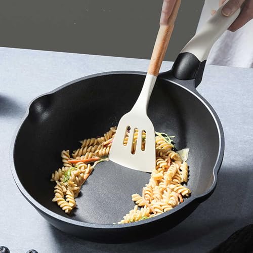 Wok negro con tapa antiadherente de 28 cm miniatura 4