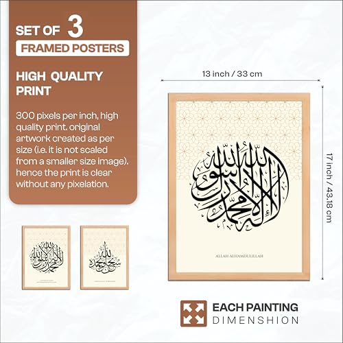 Image of NoWorries Wall Decor Paintings for Office & Home | Multicolor Framed Posters for Living Room & Wall Decoration (Synthetic Wooden Frame) (IS-6, 13x17 inches)