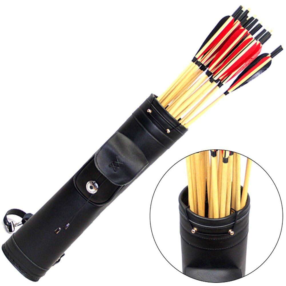 Carquois D'arc Techgear – Léger, Réglable, Cuir Résistant, Fabriqué Au Royaume-Uni