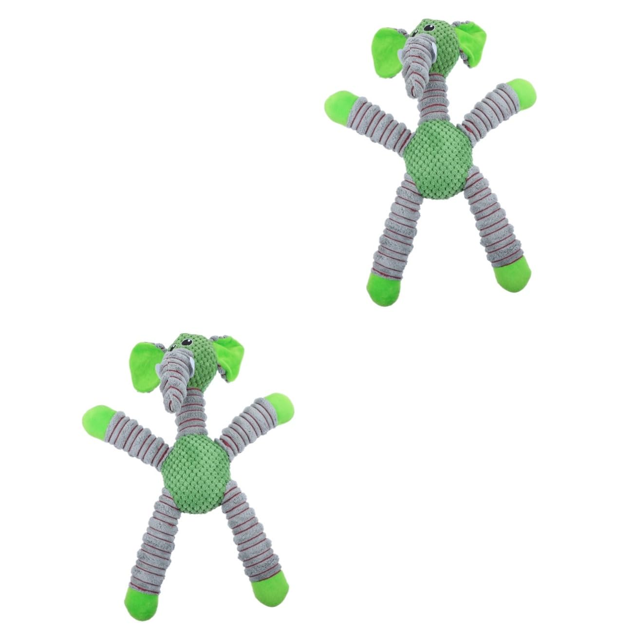 Housoutil 2piezas Juguete para Perros Masticable De Maíz para Cachorros y Perros Pequeños y Medianos Juguete Interactivo Squeaker Ayuda Limpiar Los Dientes y El Aburrimiento
