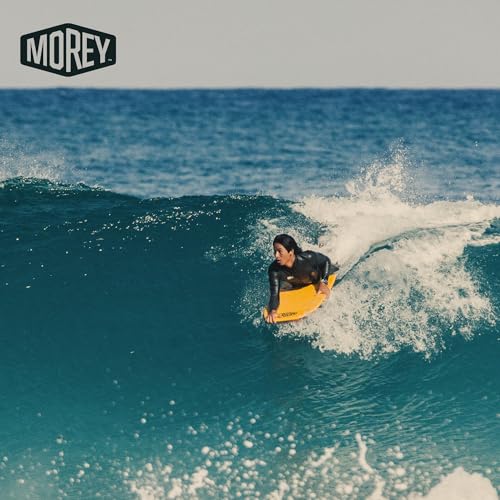 MOREY® Mach 7, Bodyboard; Body Boards for Beach, Single REX Stringer (Embedded Rod) for Durability, Engineered with HDPE Slick Bottom for Speed (2025 Model)