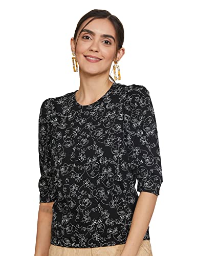 Image of Max Women's Printed Regular Fit Top