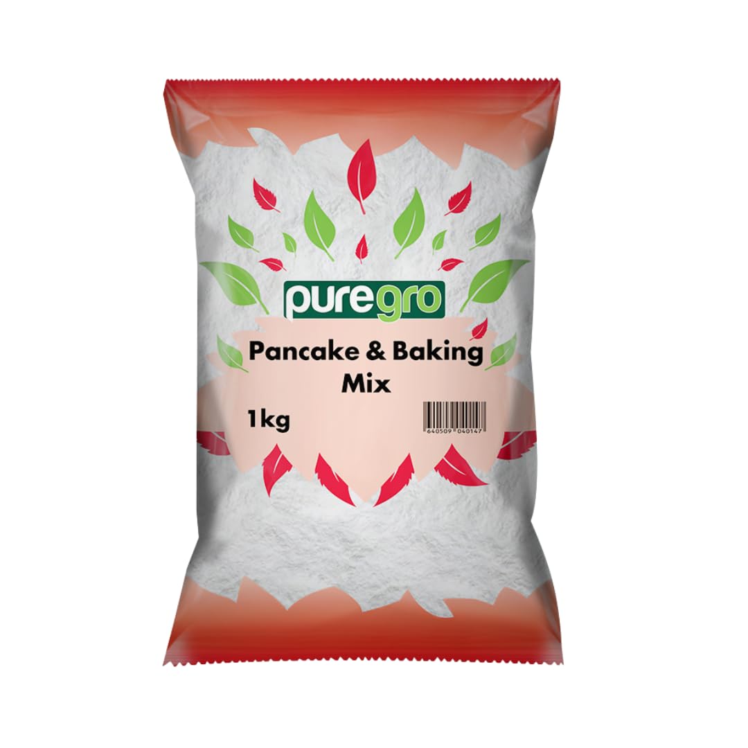 Puregro Pancake & Baking Mix 1kg | All-Purpose Mix for Pancakes, Waffles and Baking | Easy to Use and Convenient | Ideal for Breakfasts, Desserts and Home Baking | Pantry Staple