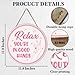 Pink Salon Wall Decor, Beauty Room Massage Spa Room Barbershop Hair Nail Salon Decor for Esthetician Hair Stylist Hairdresser Nail Lash Tech Gifts, Wooden Hanging Sign 11.8 x 11.8 Inches