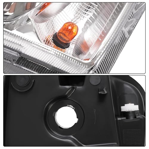 HECASA Right Turn Signal Light Compatible with 2018-2021 Chevrolet Equinox Replacement for GM2593323 84226250 Turn Signal Lamp w/Fog Light Clear Lens Chrome Housing Passenger Side by HECASA - Image 9