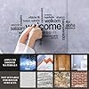 Vinyl Wall Stickers Welcome Sign Various Languages Store Welcome 35x59.7cm Waterproof Black #5