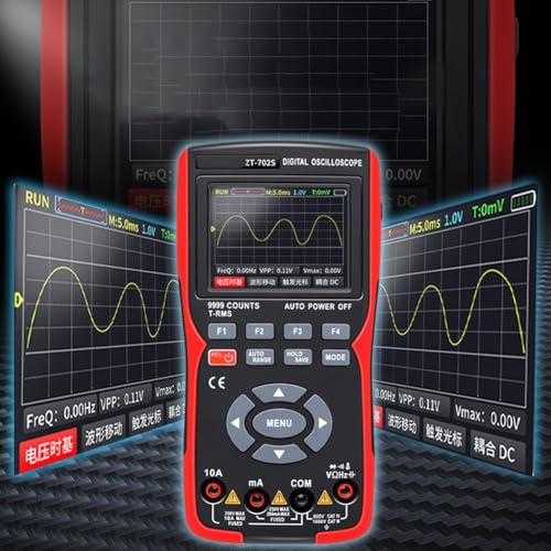 Multimètre numérique de précision avec oscilloscope portatif 9999 comptes tension CC AC