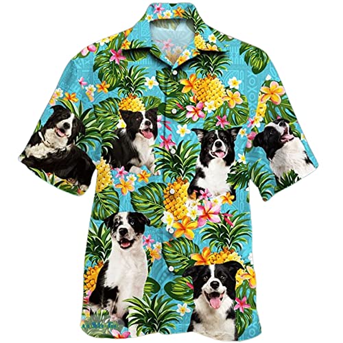 NAZENTI Personalized Hawaiian Shirt, Custom Face Shirt, Hawaiian Picture Shirts, Hawaiian Shirt for Men, Pet Face Shirt