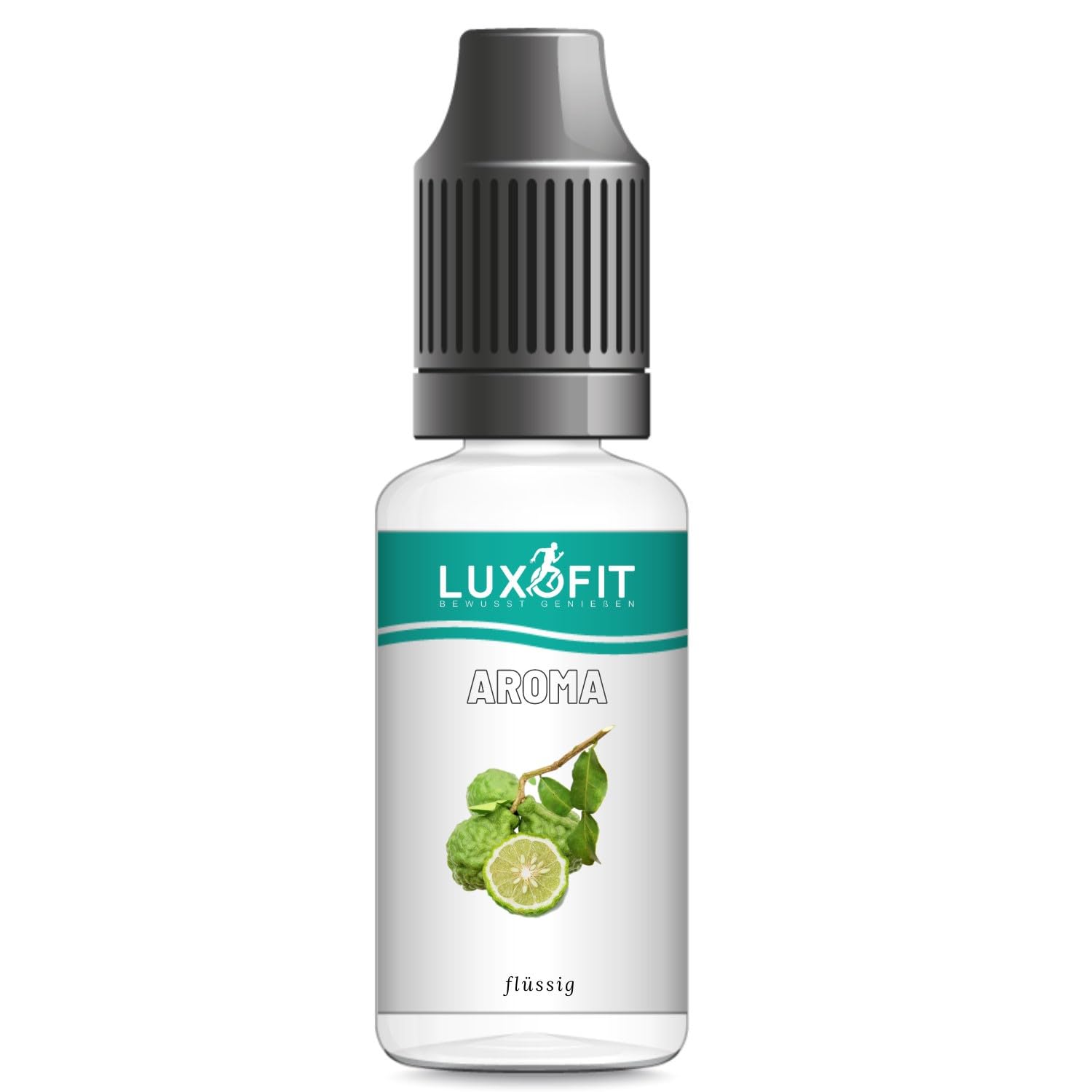 Luxofit Bergamot Aroma flüssig, Geschmacksverstärker, cremige und fruchtige Aromen, Küchen- und Speisearomen, Verfeinerung von Speisen, Flavouring, geeignet für Lehbensmittel (1 L), Grün