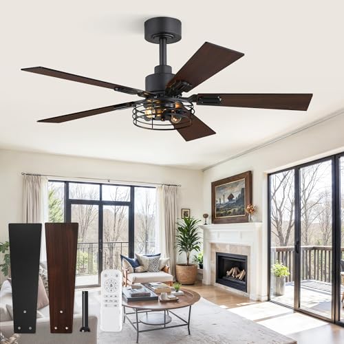 Image of Fanbulous 42 Inch Farmhouse Rustic Ceiling Fan with Light & Remote